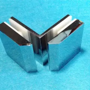 Bisagra cristal/cristal 90º