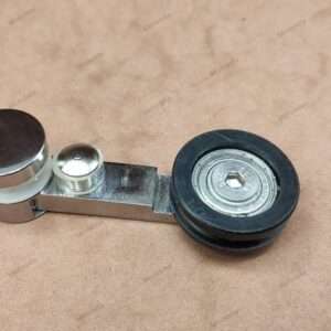Rueda Kit doble puerta con tope - Imagen 1